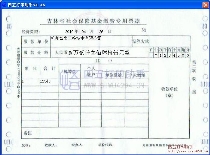 吉林省社会保障基金缴费专用票据