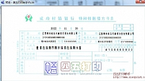 村镇银行特种转账借方传票
