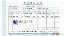 差旅费报销单金蝶妙想互联公司版